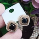 Серьги Xuping Jewelry длина 1.5см ширина 1.5см медицинское золото позолота 18К с1551 - изображение 2