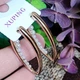 Серьги Xuping Jewelry длина 3.3см жемчуг медицинское золото позолота 18К с1633 - изображение 2