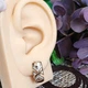Серьги Xuping Jewelry длина 1.7см ширина 7мм медицинское золото позолота 18К с1613 - изображение 3