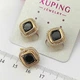 Серьги Xuping Jewelry длина 1.5см ширина 1.5см медицинское золото позолота 18К с1551 - изображение 7