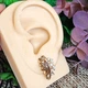 Серьги Xuping Jewelry длина 2.2см ширина 1.3см медицинское золото позолота 18К с1599 - изображение 6