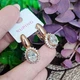 Серьги Xuping Jewelry длина 2.5см ширина 1.2см медицинское золото позолота 18К с1575 - изображение 5