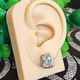 Серьги Xuping Jewelry длина 1.4см ширина 1.1см медицинское золото позолота 18К с1482 - изображение 4