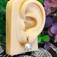 Серьги Xuping Jewelry длина 1.9см ширина 1.2см медицинское золото позолота 18К с1515 - изображение 6