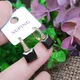 Серьги Xuping Jewelry длина 1.9см ширина 9мм медицинское золото позолота 18К цирконий с1398 - изображение 4