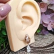 Серьги Xuping Jewelry длина 3см ширина 8мм медицинское золото позолота 18К с1604 - изображение 4