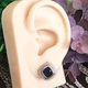 Серьги Xuping Jewelry длина 1.5см ширина 1.5см медицинское золото позолота 18К с1556 - изображение 3