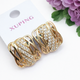 Серьги Xuping Jewelry длина 1.7см ширина 14мм медицинское золото позолота 18К с1546 - изображение 1