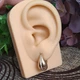 Серьги Xuping Jewelry длина 2см ширина 1см медицинское золото позолота 18К с1640 - изображение 4
