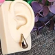 Серьги Xuping Jewelry длина 2см ширина 9мм медицинское золото позолота 18К с1566 - изображение 5