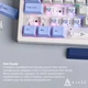 Дротова механічна клавіатура Ajazz AK650 Sea Salt switches Blue White Blue (AK650-SS-BWB) - зображення 12