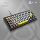 Дротова механічна клавіатура Ajazz AK650 Moon Yellow switches Gray White Yellow (AK650-MY-GWY) - зображення 15