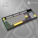 Дротова клавіатура Ajazz AF98 Black Gray Yellow (AF98-BGY) - изображение 14