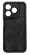 Чехол Shock Case Print для телефона Realme C63 (RMX3939) бампер силиконовый черный с рисунком Дракон - изображение 1