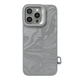 Чохол Kajsa Glamorous Collection Fluid Art with MagSafe для iPhone 16 Pro Max Grey - изображение 1