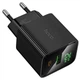 Сетевое зарядное устройство HOCO CS83A Excellent with digital display PD20W+QC3.0 (1USB-A/1C) (Black) (245465) - изображение 5
