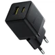 Сетевое зарядное устройство Baseus Palm Fast Charger 30W (1USB-A/1C) (P1011160A) (Cluster Black) (245643) - изображение 3