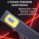 Міні ліхтар з кліпсою Security Flashing Work Light Type-C, вбудований акумулятор, багатофункціональний EDC ліхтар для риболовлі, кемпінгу та ремонту - зображення 2