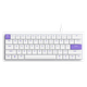 Клавиатура Ajazz NKL61 Wired Red Switch White Purple - изображение 1