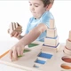Деревянный сортер Guidecraft Manipulatives Фигуры и размеры (G6737) - изображение 5