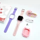 Дитячий смарт годинник для дівчинки Lemfo T53 Pink, GPS, прослуховування, потужна батарея 700 мАг + 2 змінних ремінці і брилок - зображення 10
