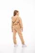 Детский спортивный утепленный костюм Kindamor Warm Autumn Beige для девочки, флис 116 см бежевый - изображение 5