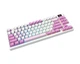 MSI Клавіатура механічна FORGE GK600 TKL W VIOLET UA 83key, механічний Linear, USB-A, Wireless, Bluetooth, EN - зображення 2