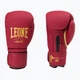 Боксерские перчатки Leone Mono, Бордовые, PU, 12 унций (340г.) для спортсменов 60-80 кг. (500240) - изображение 3