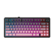 Бездротова ігрова механічна клавітура AULA F75 Pink gradient - зображення 1