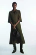 Сукня жіноча COS flared polo shirt dress 1221511001 S Хакі - изображение 3