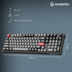 Клавиатура беспроводная GamePro Asgard Drakkar Keychron Super Red Switch Black (MK305BK) - изображение 6