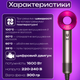 Профессиональный фен Super Hair Dryer 5 в 1 с защитой волос различными насадками с ионизацией любого типа волос сушка волос розовый - изображение 2