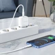 Зарядне мережеве BOROFONE BN3 Premium PD+QC3.0 20W Lightning-Type-C Білий - изображение 4