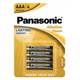 Батарейка Panasonic LR03/AAA Alkaline (4шт) - зображення 1