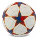 Мяч футбольный №5 PU ламинированный клееный STARS SP-Sport FB-7586 Белый-красный - изображение 1