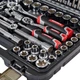 Набір торцевих головок 1/4″ та 1/2″ Vitals Master Impact + Superlock 111 предметів (186169) - зображення 3