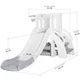 Дитячий ігровий комплекс Merida Mealux KD-B011 White/Grey білий-сірий - зображення 2