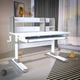 Дитячий робочий стіл Evo-kids TH-330 W/G Grey регулюється - зображення 4