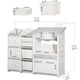 Детская кухня-стеллаж Master Chef Mealux KD-E154 White белый, 143х36х120 см - изображение 2