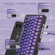 Ігрова механічна клавіатура ATTACK SHARK X85 Gradient Violet - зображення 7