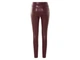 Легинсы с искусственной кожы для женщины Esmara LYCRA® 480616 40(M) Бордовый - изображение 3