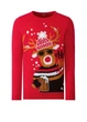 Свитер с мигающими светодиодами и звуком для мужчины Livergy LIDL 363406 XL Красный - изображение 1