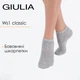 Женские короткие носки 2 пары Giulia WS1 CLASSIC 36/40 Grey light melange низкие носки Джулия классические - изображение 1