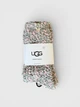 Жіночі шкарпетки UGG Bubble Cozy Chenille Sock (UAS0011W-GREY) One size Сірий з рожевим - зображення 1