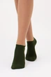 Женские короткие носки 2 пары Giulia WS1 CLASSIC 36/40 Multicolor haze khaki низкие носки Джулия классические - изображение 5
