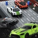 Набір машинок з дверима металевих Alloy car 6 шт Різнобарвний (28436) - зображення 3