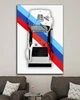 Картина з машиною - BMW Color - 60х90 см - зображення 1