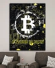 Картина на полотні Bitcoin Cash - Подарунок трейдеру та декор в офіс - 60х80 см - изображение 1