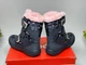 Подростковые детские зимние сапоги Superfit Crystal Gore-Tex 35 р синий / розовый - изображение 5