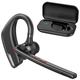 Bluetooth гарнитура New Bee M51 Black с шумоподавлением для работы и общения с двойным микрофоном - изображение 2